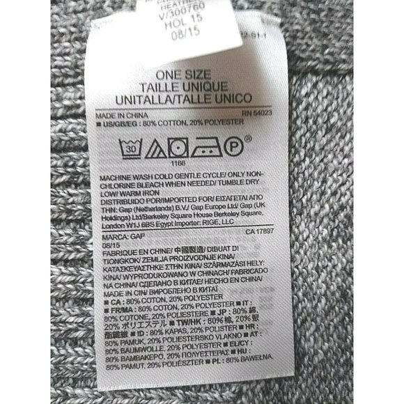 Gap Scarf Unisex 70" Oblong Women's Men's Striped - Picture 4 of 4